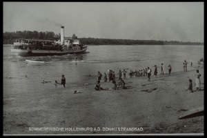 Ein altes Foto vom Hollenburger Strandbad
